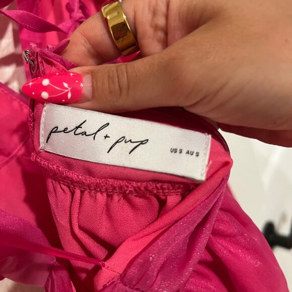 Petal & Pup Bonito Midi Dress in Berry Size Small NWOT - Picture 8 of 9